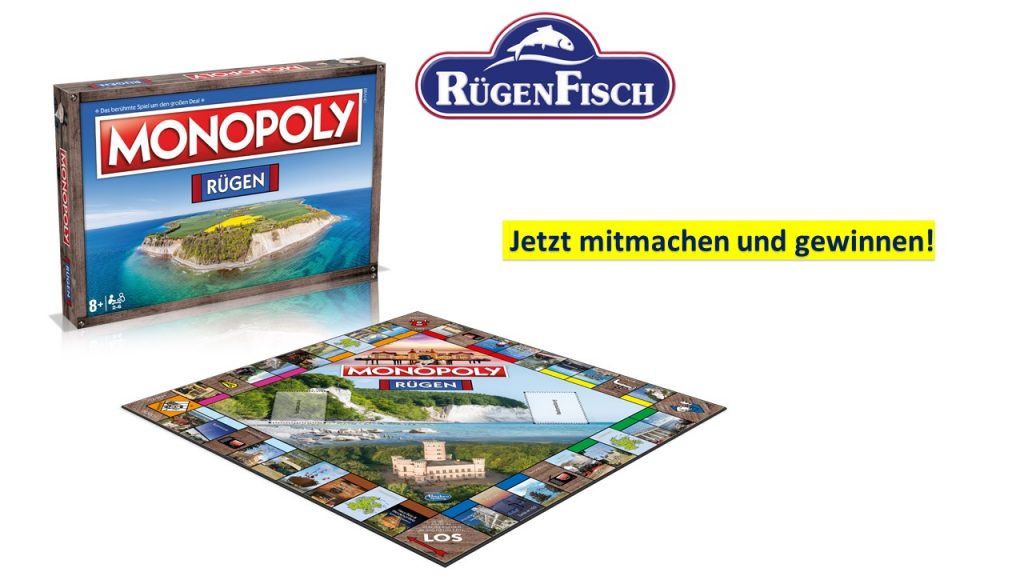 Teilnahmebedingungen: Verlosung „Rügen Monopoly Spiele“ 24.08.2022